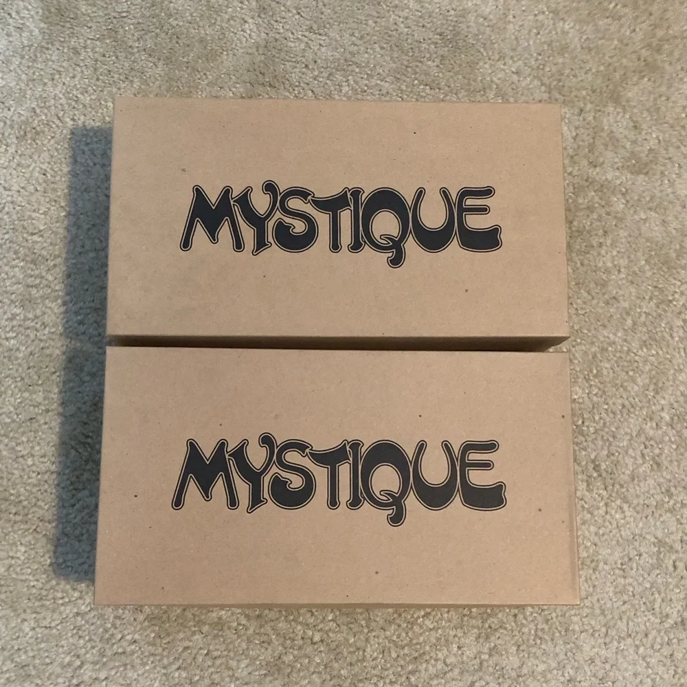 Mystique Boutique Studded Leather Brown Sandals. NIB. Sz 7 & 9 - Picture 6 of 7